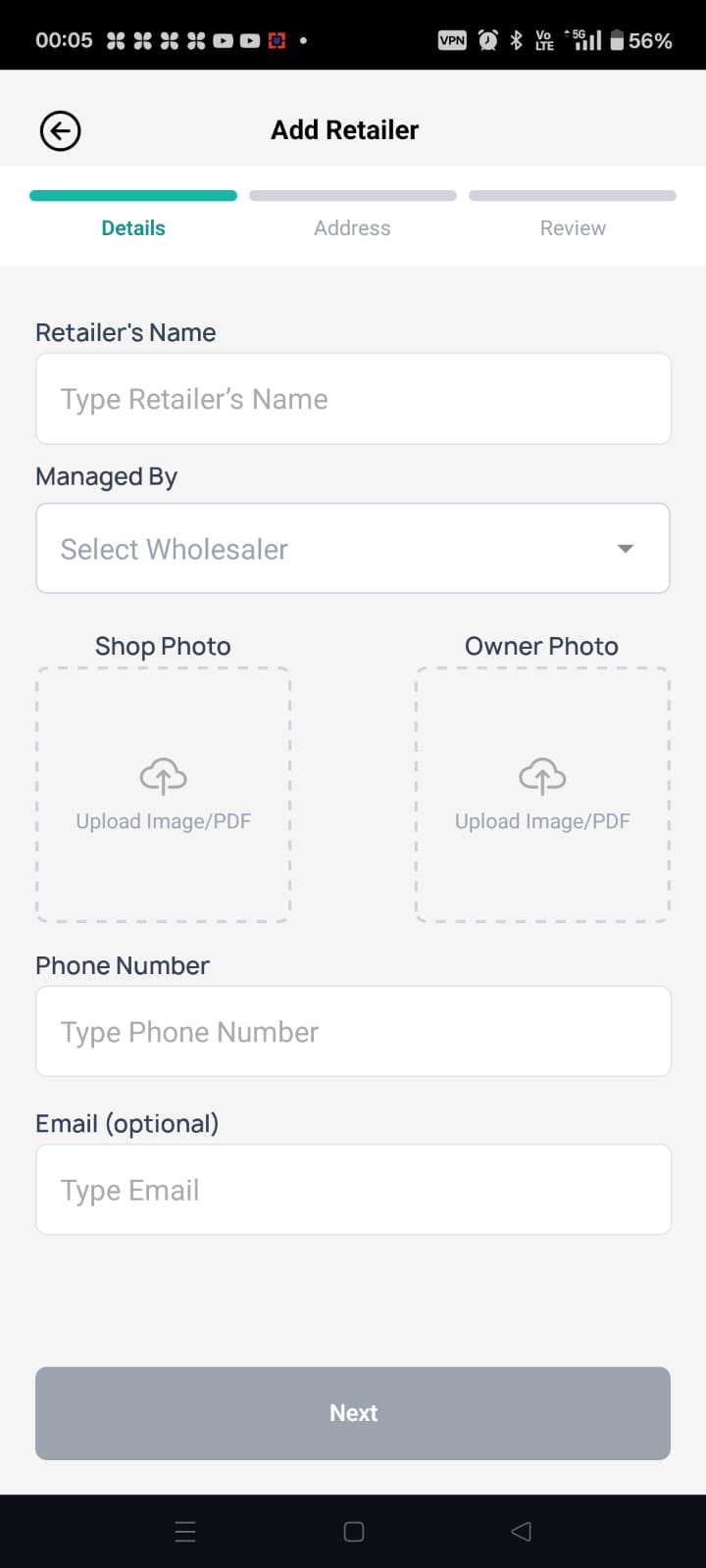 Mobile screen 2
